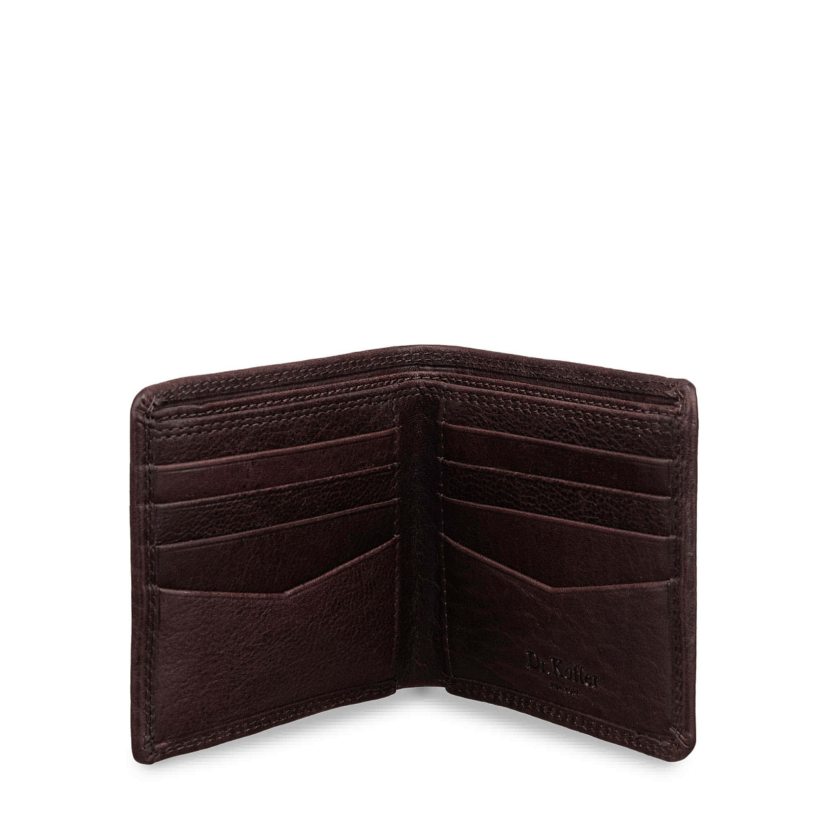 Портмоне Dr.Koffer из натуральной кожи коричневое