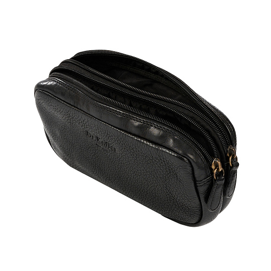 Несессер Dr. Koffer из натуральной кожи черный