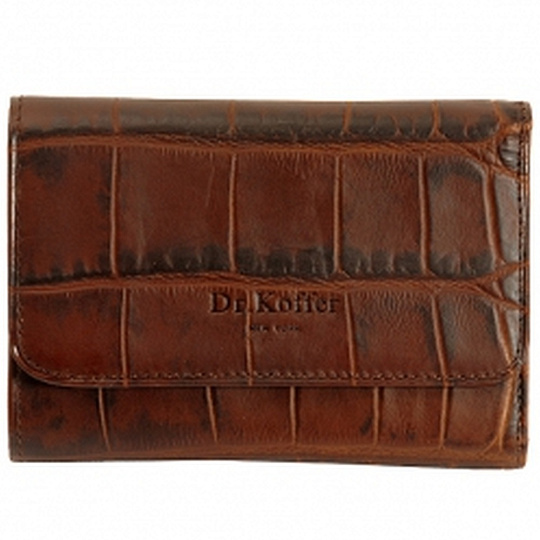 Кошелек Dr.Koffer из натуральной кожи коричневый