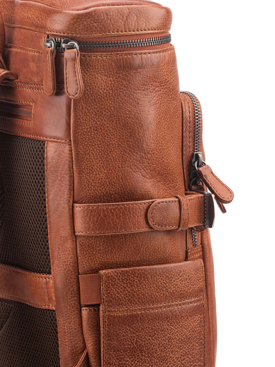Рюкзак Dr. Koffer из натуральной кожи коричневый