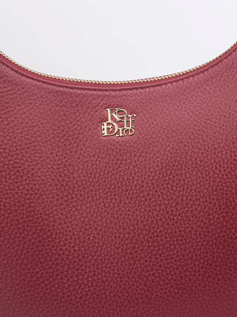 Женская сумка Dr. Koffer из натуральной кожи бордовая