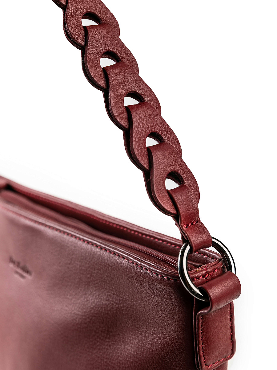 Женская сумка Dr.Koffer из натуральной кожи красная