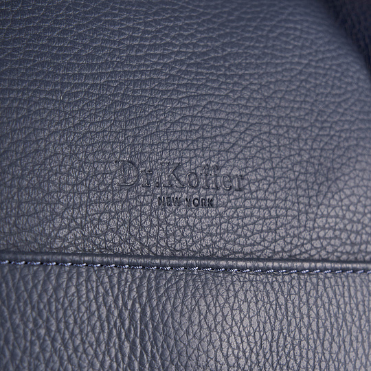 Сумка дорожная Dr.Koffer  из натуральной кожи синяя