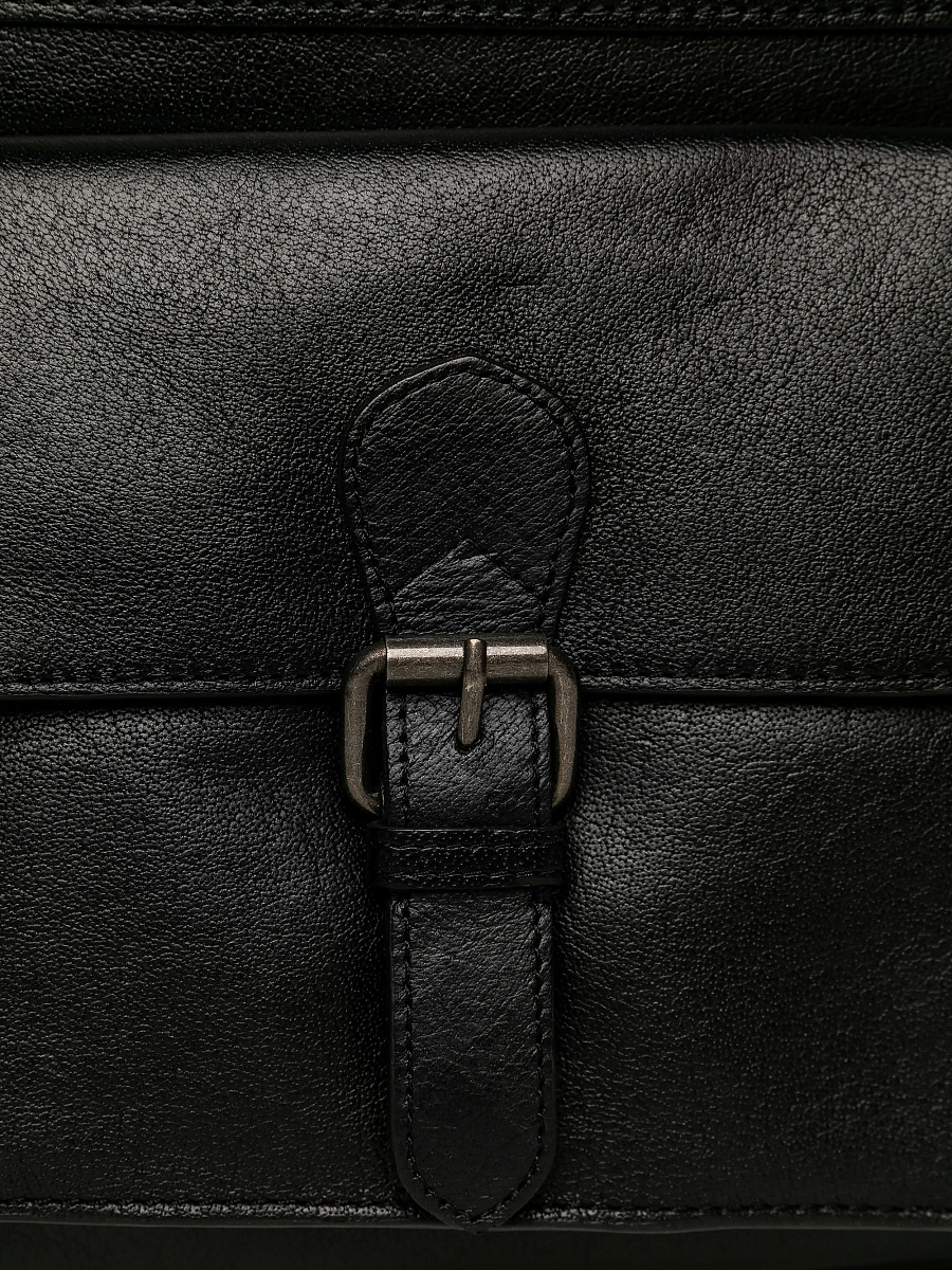 Рюкзак Dr.Koffer из натуральной кожи черный