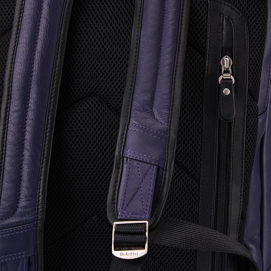 Рюкзак Dr.Koffer из натуральной кожи синий