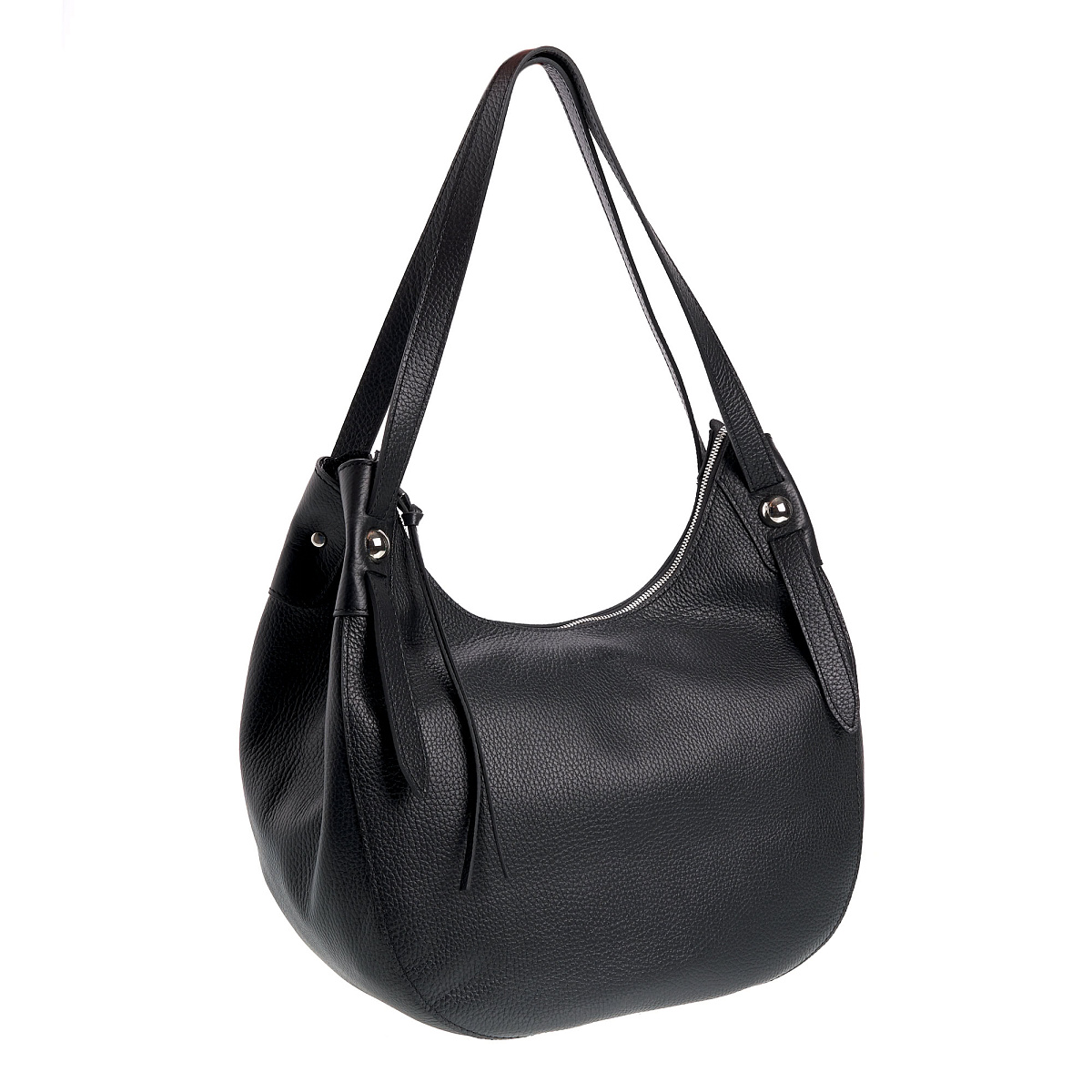 Женская сумка Dr.Koffer из натуральной кожи черная