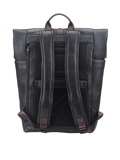 Рюкзак Dr. Koffer из натуральной кожи черный