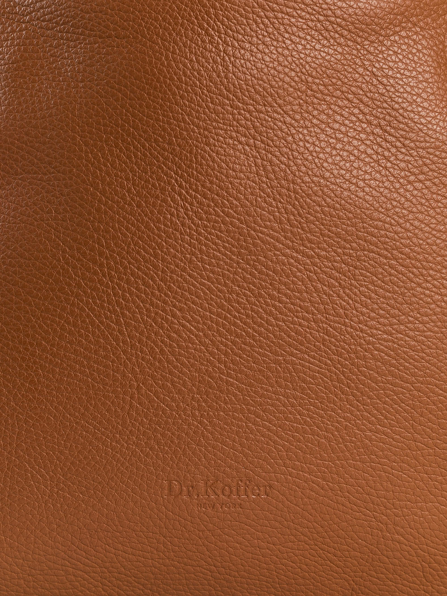 Женская сумка Dr. Koffer из натуральной кожи коричневая