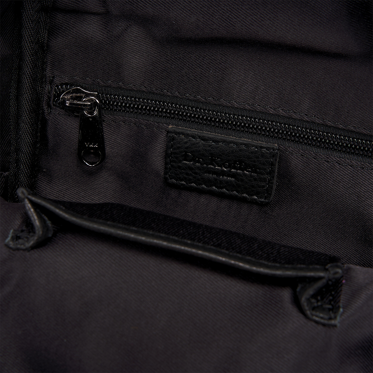 Рюкзак Dr.Koffer из натуральной кожи черный