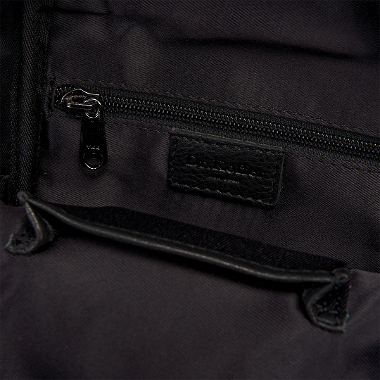 Рюкзак Dr.Koffer из натуральной кожи черный