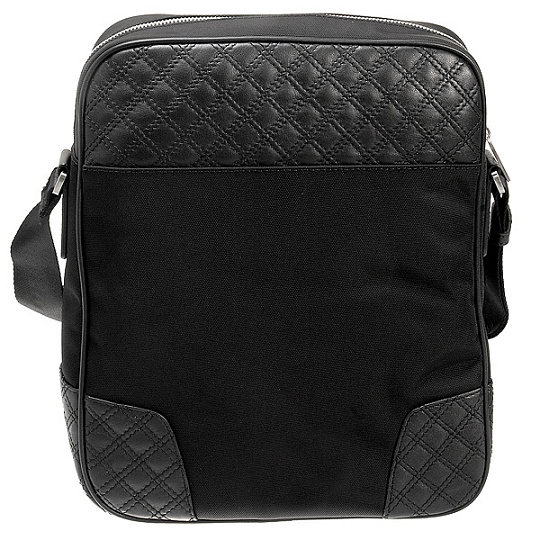 Сумка через плечо Dr.Koffer из натуральной кожи черная