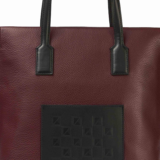 Бордовый шоппер Dr.Koffer 5485SM-03_04