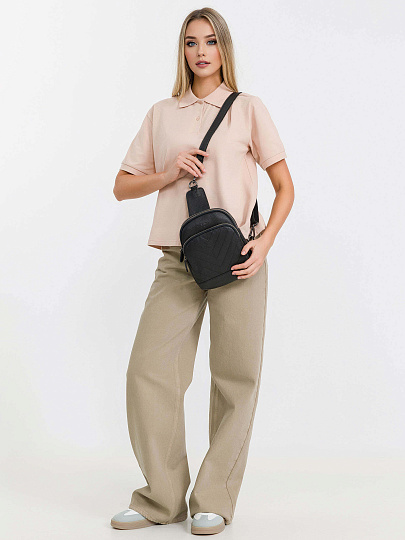 Рюкзак Dr.Koffer из натуральной кожи черный