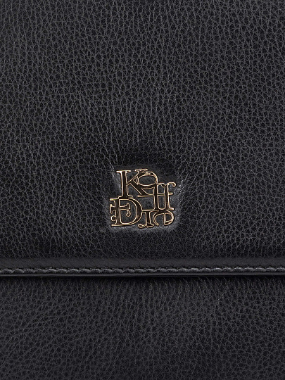 Женская сумка Dr. Koffer из натуральной кожи черная