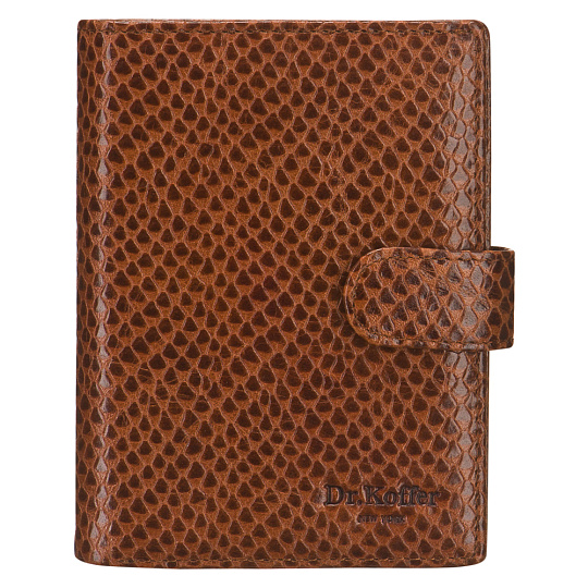 Обложка для паспорта/автодок из натуральной кожи Dr. Koffer