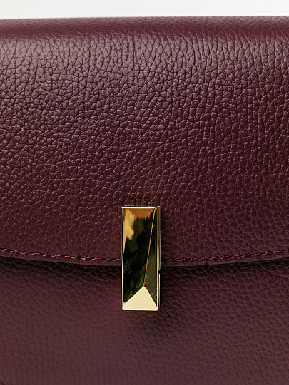 Женская сумка Dr.Koffer из натуральной кожи бордовая