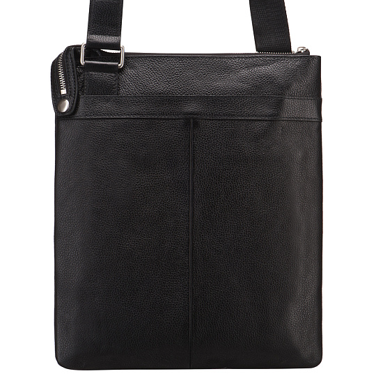 Сумка через плечо Dr.Koffer из натуральной кожи черная