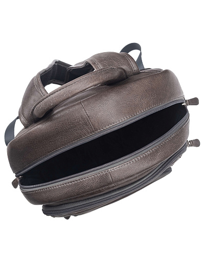 Рюкзак Dr. Koffer из натуральной кожи серый