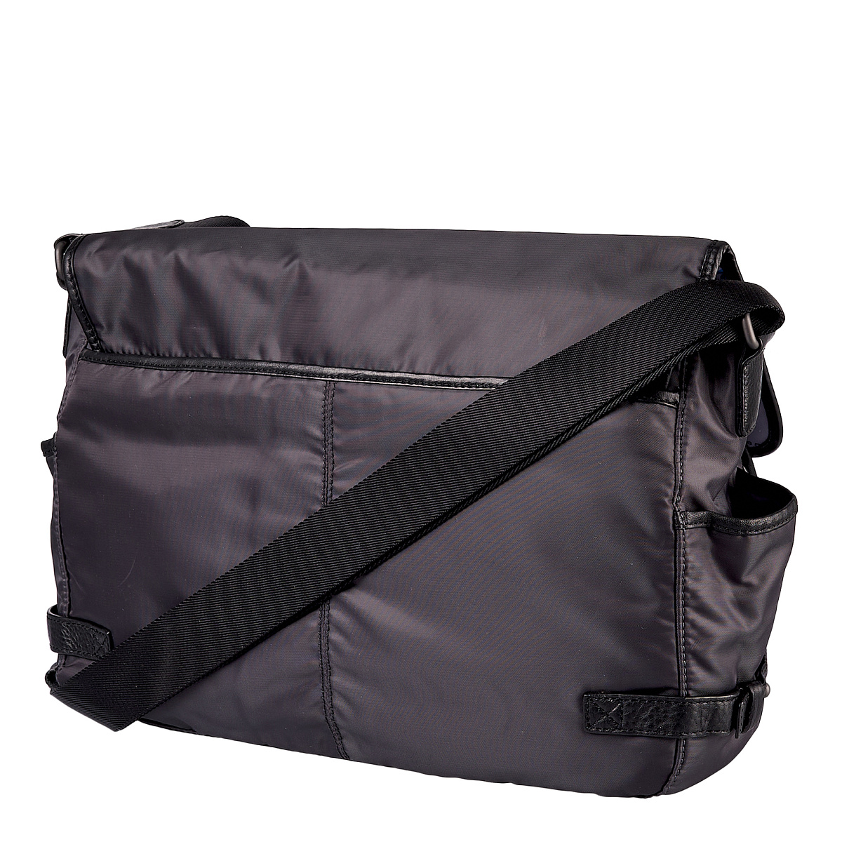 Сумка через плечо Dr.Koffer из нейлона и натуральной кожи