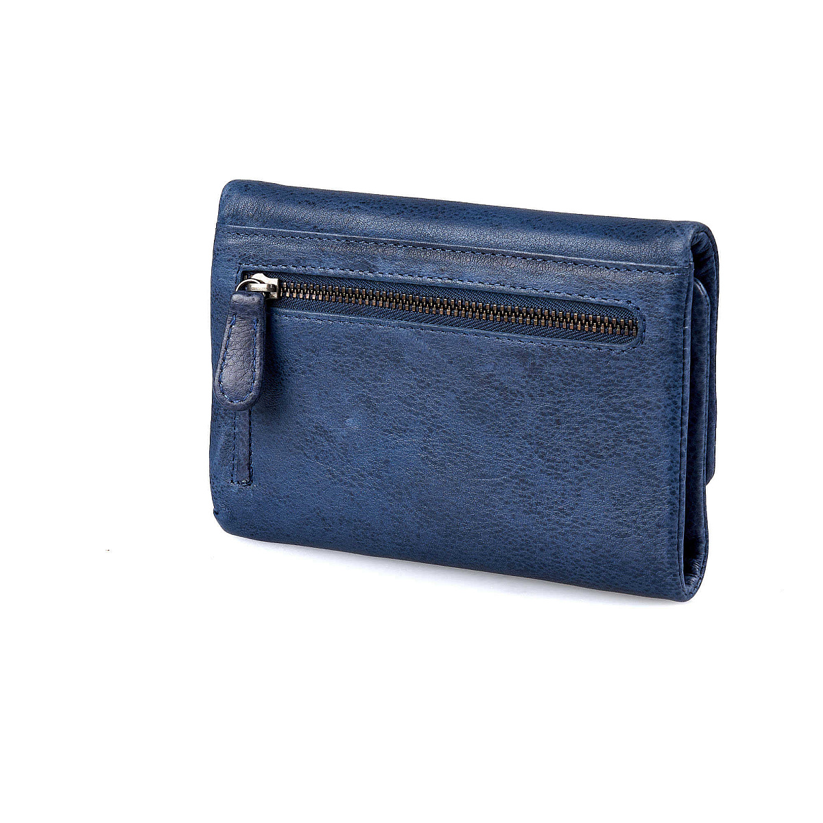 Портмоне Dr.Koffer из натуральной кожи синее