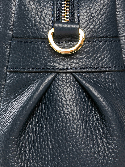 Женская сумка Dr. Koffer из натуральной кожи синяя