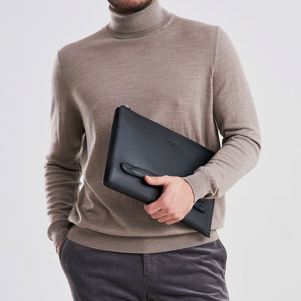 Папка для документов Dr. Koffer из натуральной кожи