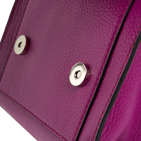 Женская сумка Dr. Koffer из натуральной кожи цвета фуксия