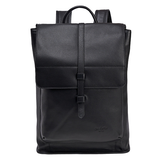 Рюкзак Dr.Koffer из натуральной кожи черный