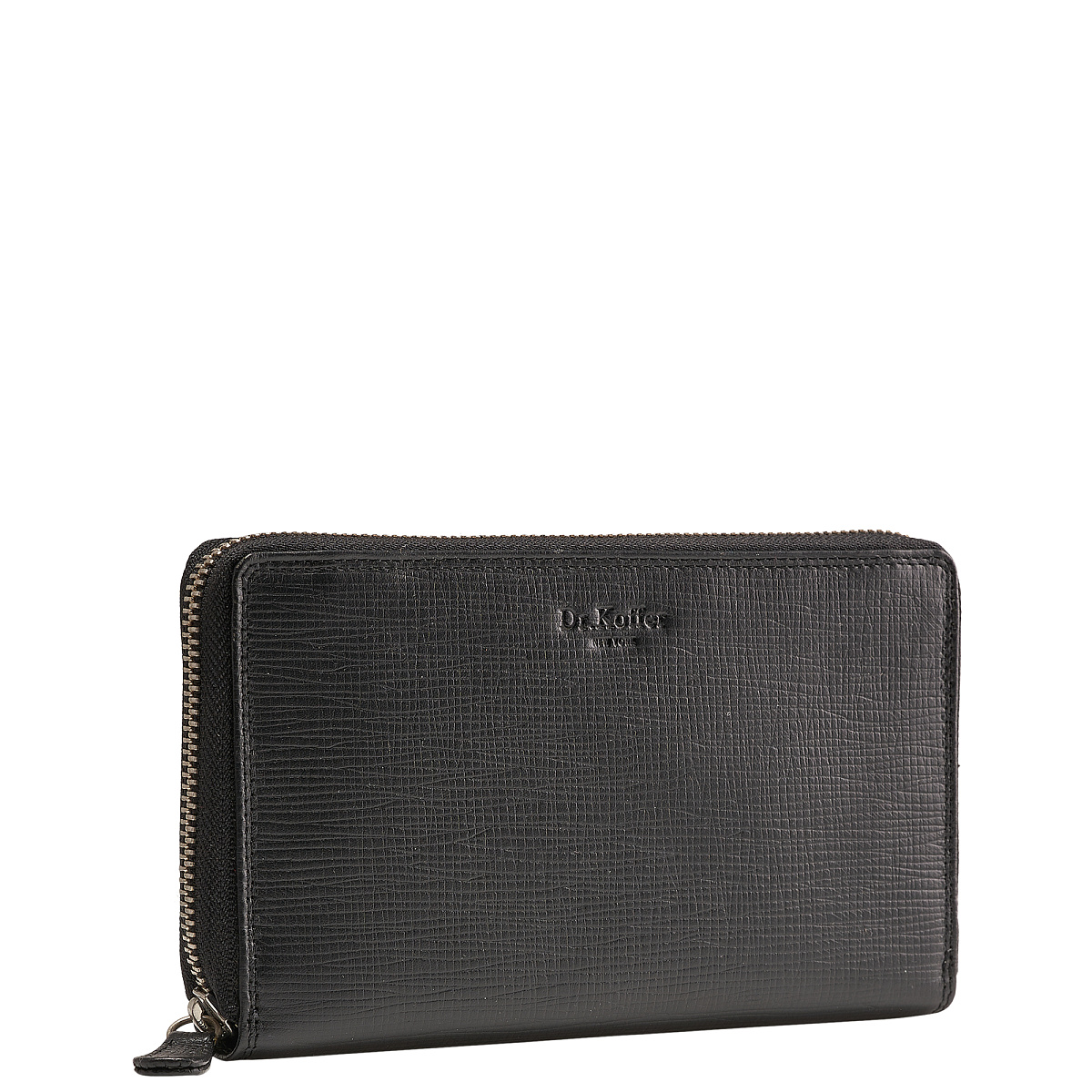 Портмоне Dr.Koffer из натуральной кожи черное