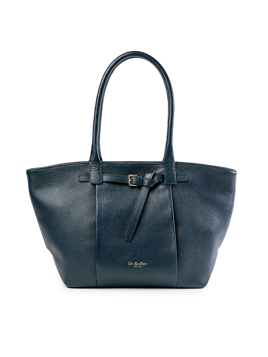 Женская сумка Dr.Koffer из натуральной кожи темно-фиолетовая