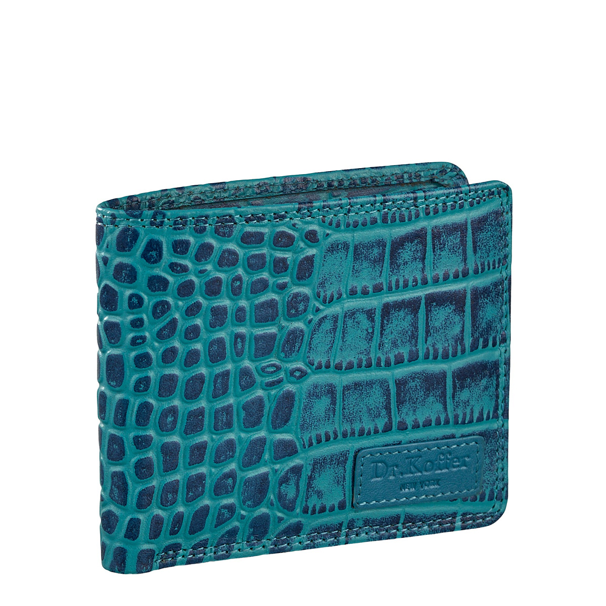 Портмоне Dr.Koffer из натуральной кожи синее