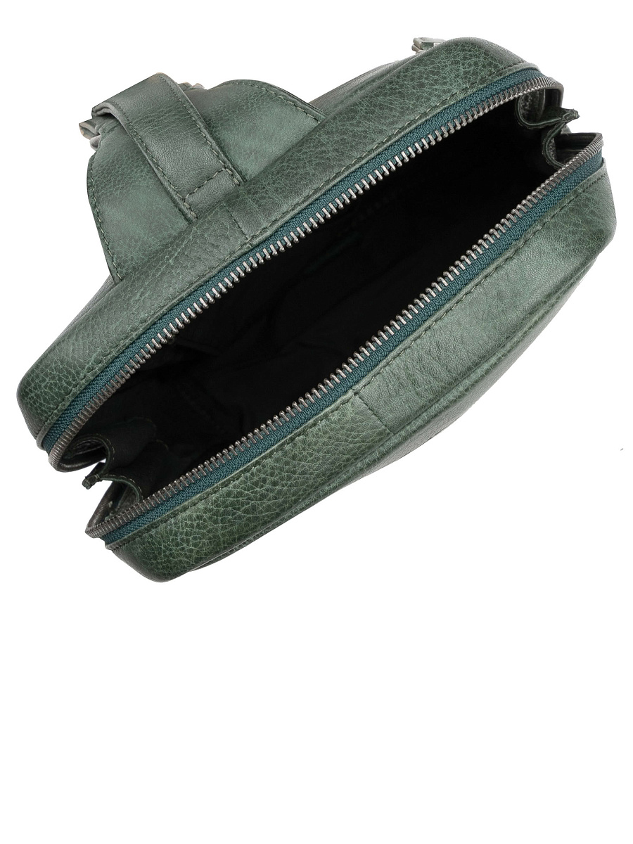 Рюкзак Dr. Koffer из натуральной кожи зеленый