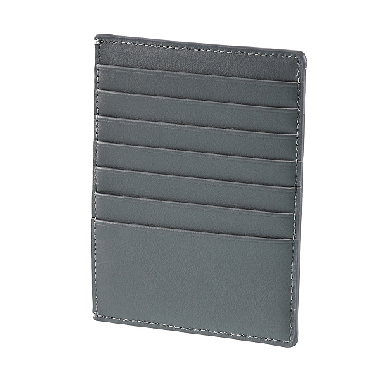 Кошелек Dr.Koffer из натуральной кожи серый