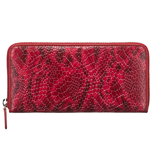 Портмоне Dr.Koffer из натуральной кожи красное