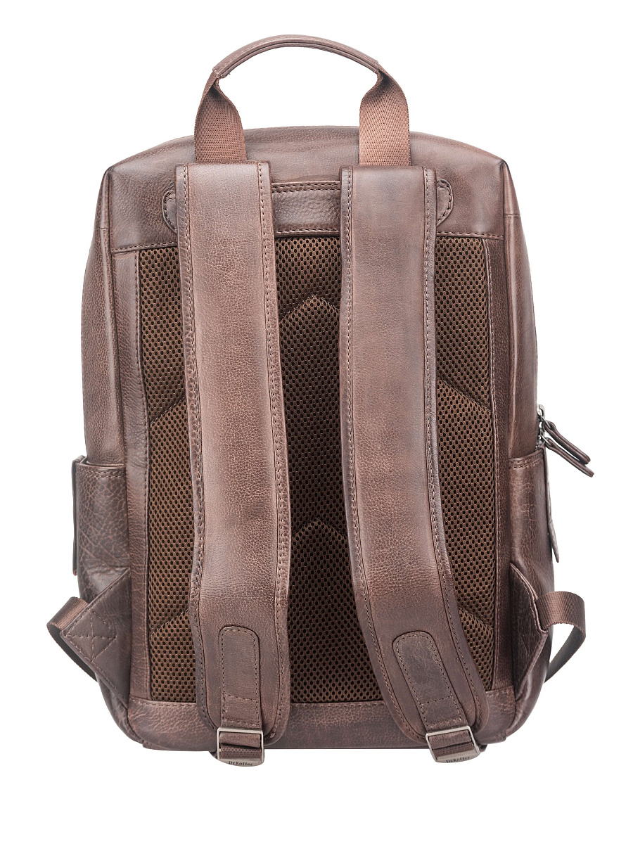 Рюкзак Dr. Koffer из натуральной кожи коричневый