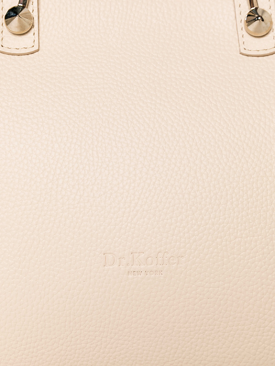 Женская сумка Dr. Koffer из натуральной кожи белая