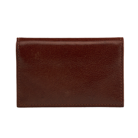 Визитница Dr.Koffer из натуральной кожи светло-коричневая