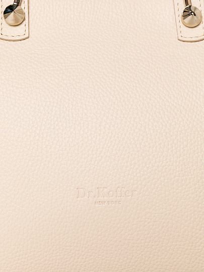Женская сумка Dr. Koffer из натуральной кожи белая