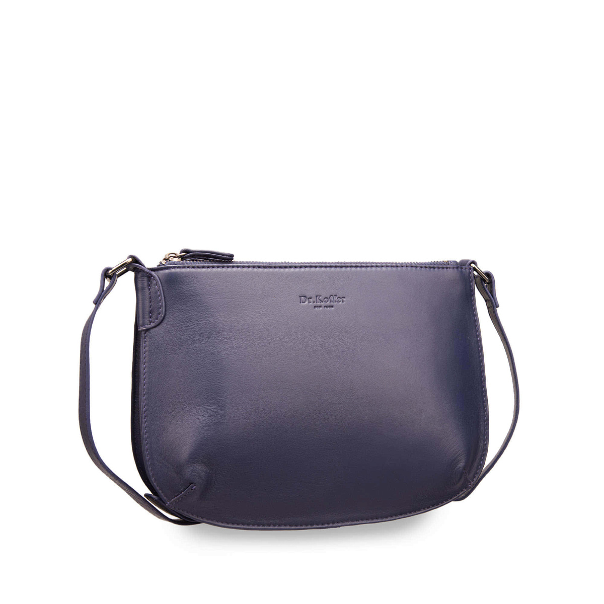 Женская сумка Dr.Koffer из натуральной кожи фиолетовая