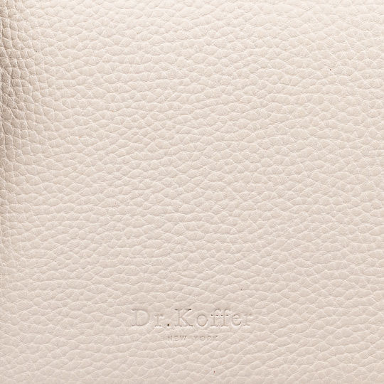 Женская сумка Dr.Koffer из натуральной кожи бежевая