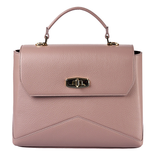 Женская сумка  Dr. Koffer из натуральной кожи розовая