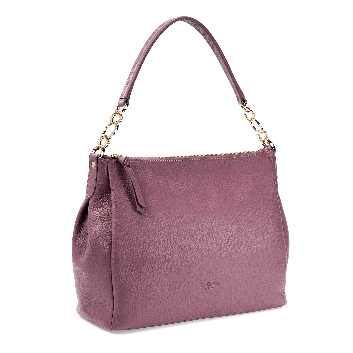 Женская сумка  Dr. Koffer из натуральной кожи розовая