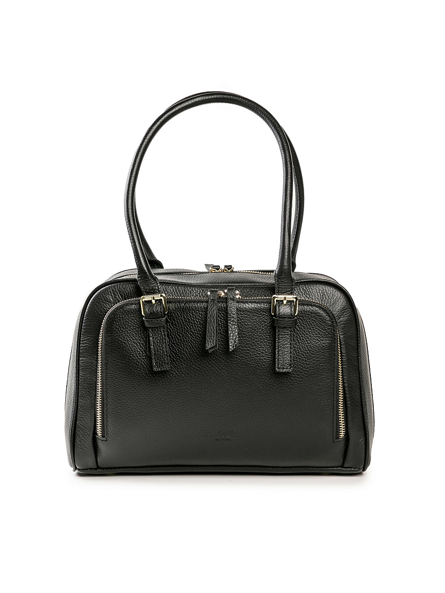 Женская сумка Dr. Koffer из натуральной кожи черная