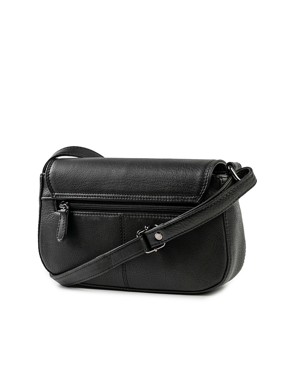 Женская сумка Dr.Koffer из натуральной кожи чёрная