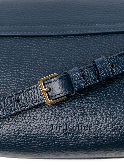 Женская сумка Dr.Koffer из натуральной кожи темно-фиолетовая