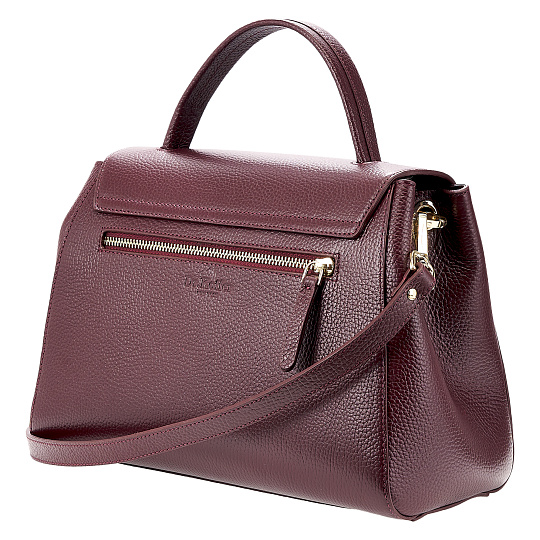 Женская сумка  Dr. Koffer из натуральной кожи бордовая