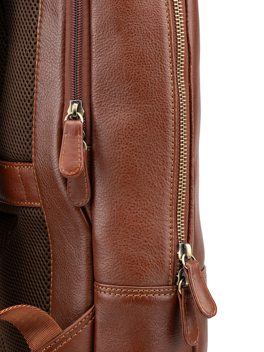 Рюкзак Dr. Koffer из натуральной кожи светло-коричневый