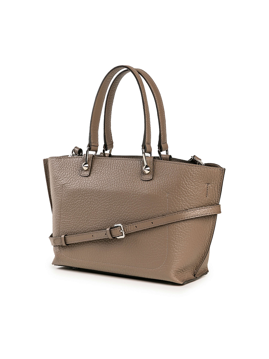 Женская сумка Dr. Koffer из натуральной кожи коричневая