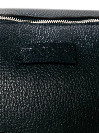 Дорожная сумка Dr. Koffer из натуральной кожи синяя