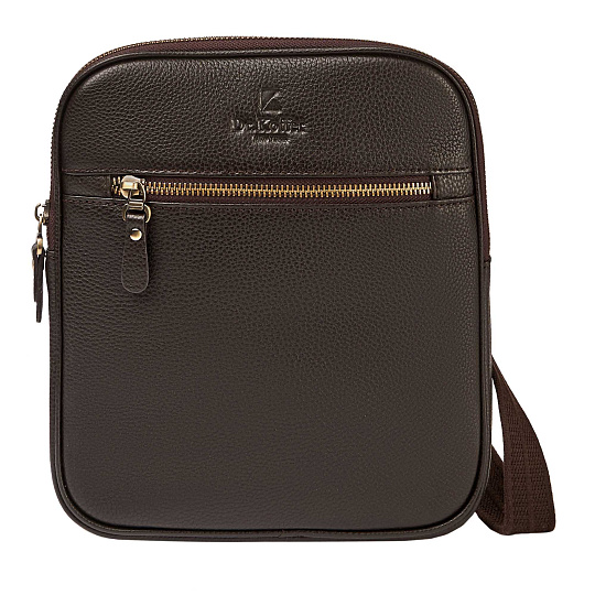 Сумка через плечо коричневая Dr.Koffer M402714-220-09